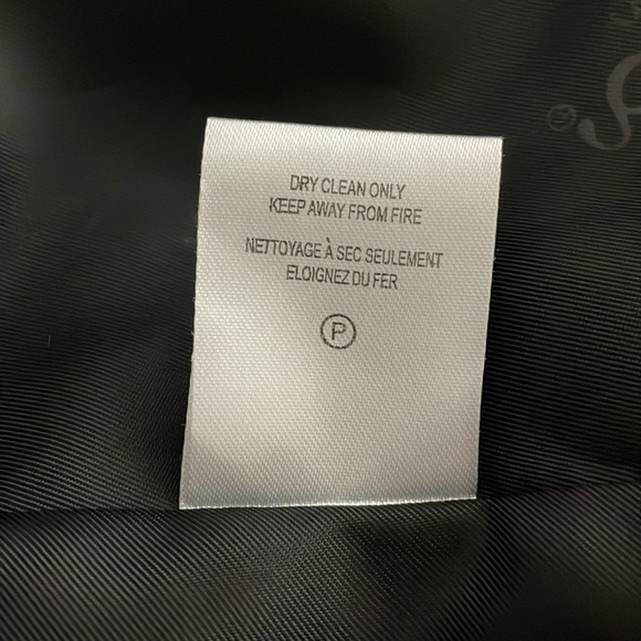 Samuel Dong Trench Dress Coat Bubble Hem Size Medium Brown Metallic Belted - Picture 9 of 10